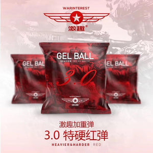 10000pcs Warinterest LDT 3.0 Red HARDENED Gel Ball