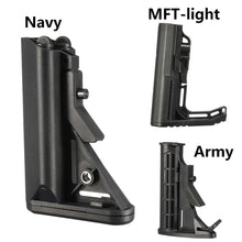 Load image into Gallery viewer, Black MFT-light/Army/Navy Nylon Buttstock For Gel Ball Blasting Guns Toy Replacement Accessories For JinMing 8th M4A1